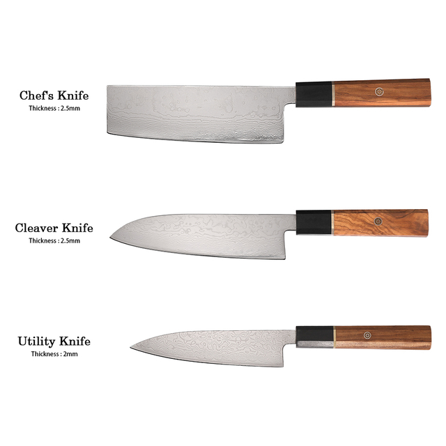 Professional Ultra-Sharp Kitchen Chef Knife Set