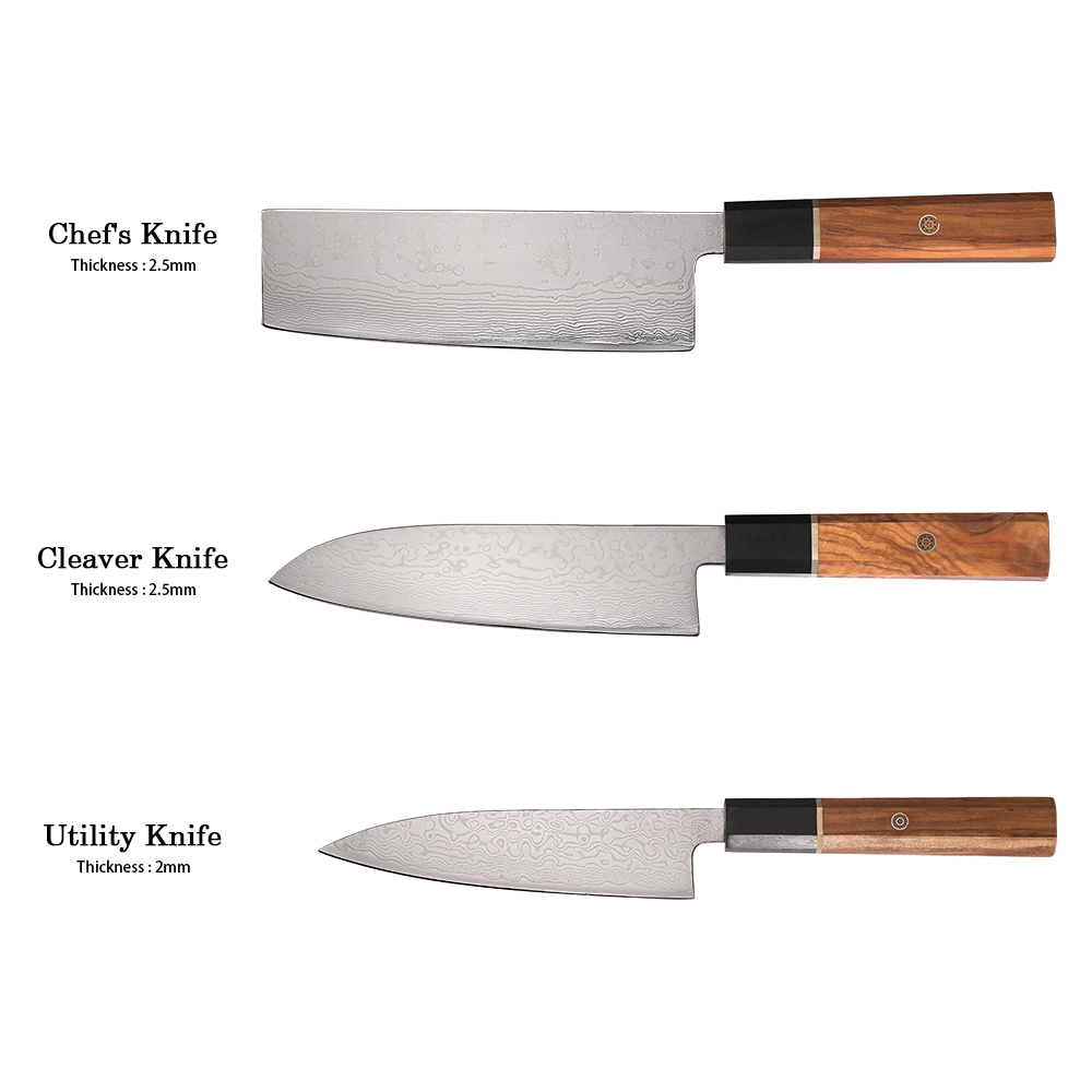 Professional Ultra-Sharp Kitchen Chef Knife Set