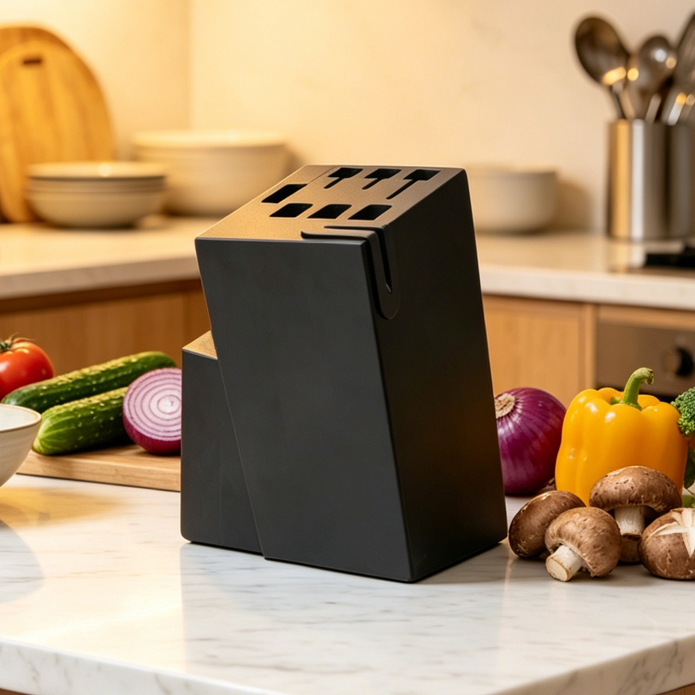 Wood Kitchen Knife Block