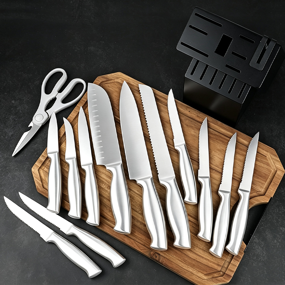 Premium Razor Sharp Knife Block Set
