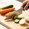 Black Knife Set With Hollow Handle