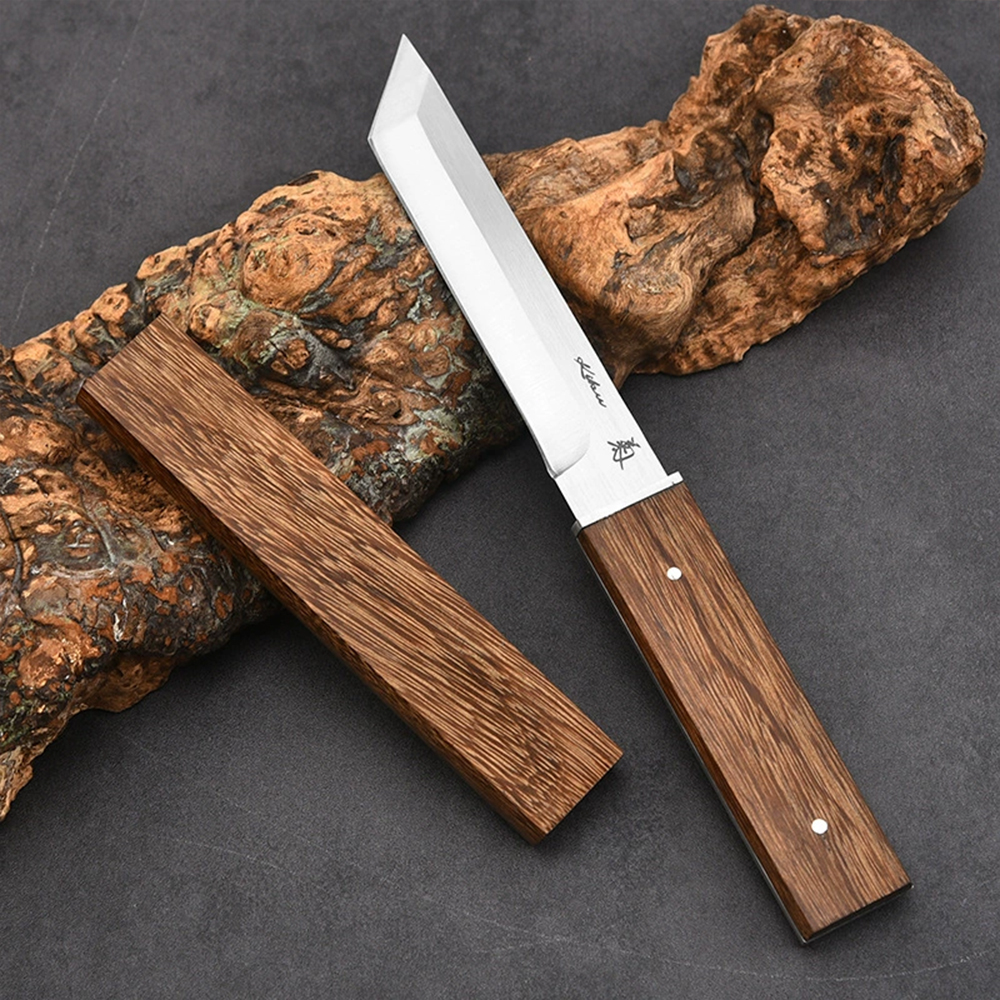 Fixed-Blade Knife with Sheath