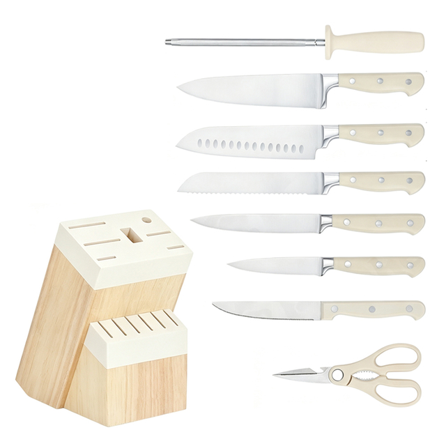 INSIGHT Kitchen Knife Set with Block