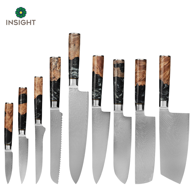 Knives Set with Resin Handle