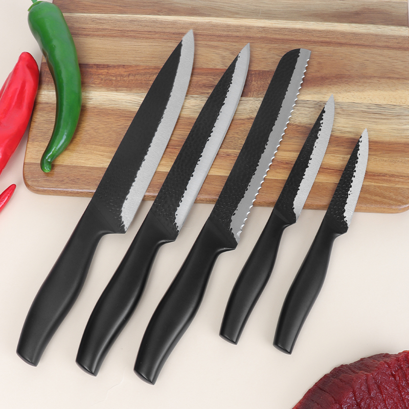 Kitchen Knife with Sanding Finish