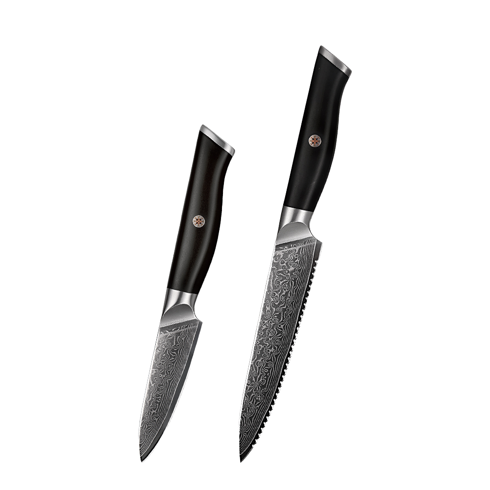Cooking Knives with Ergonomic Handle