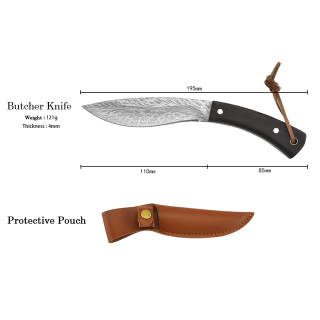 Professional Camping Knives with Bag