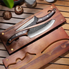 Hand Forged 3 PCS Butcher Chef Knife Set
