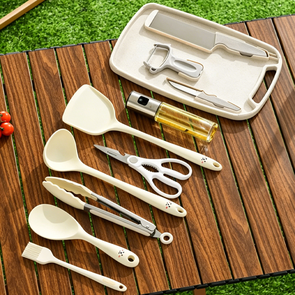 Outdoor Santoku Knife Set