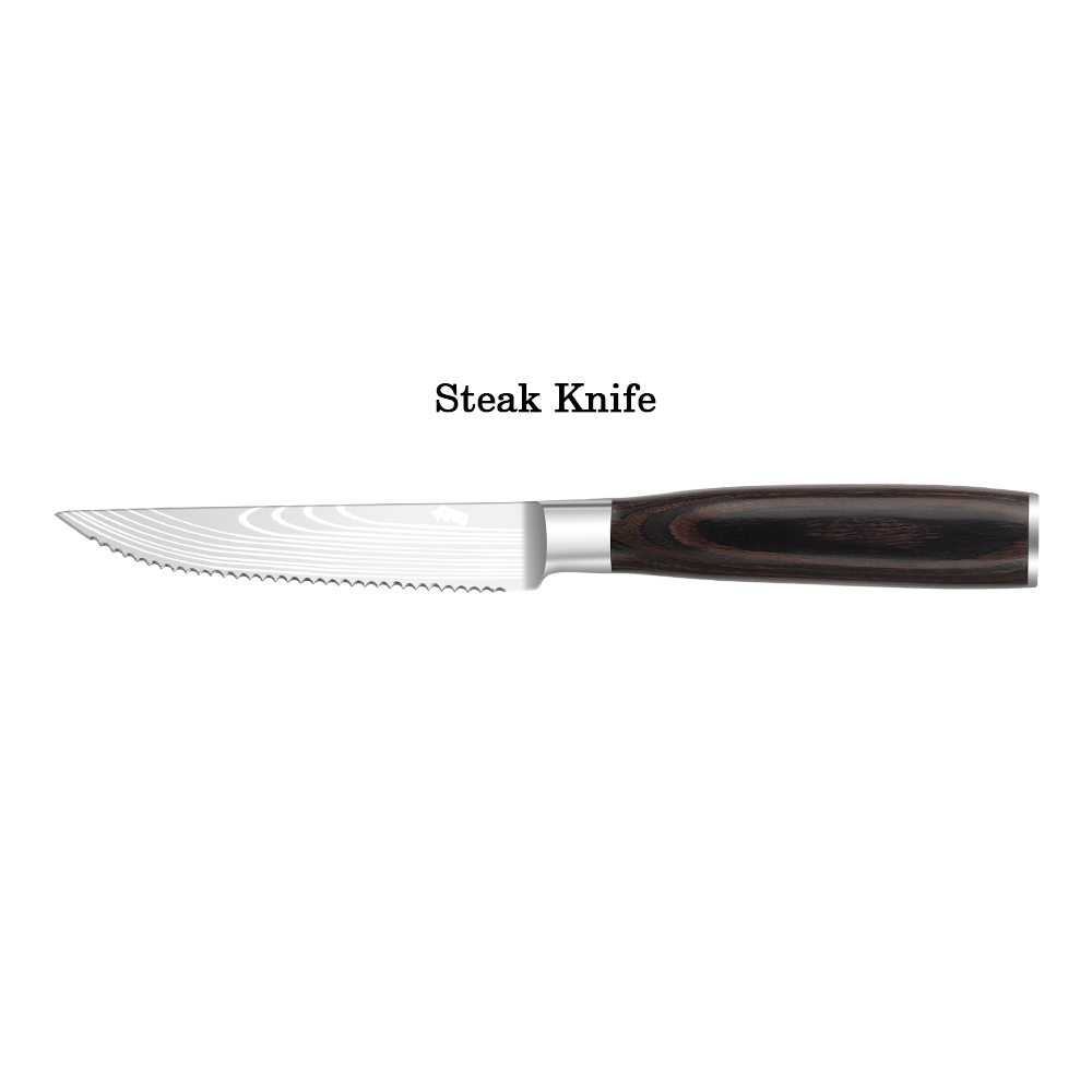 Sharp Serrated Steak Knives