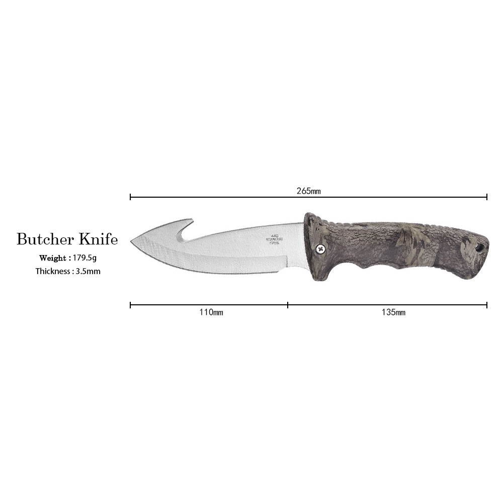 Outdoor Knife with ABS Handle