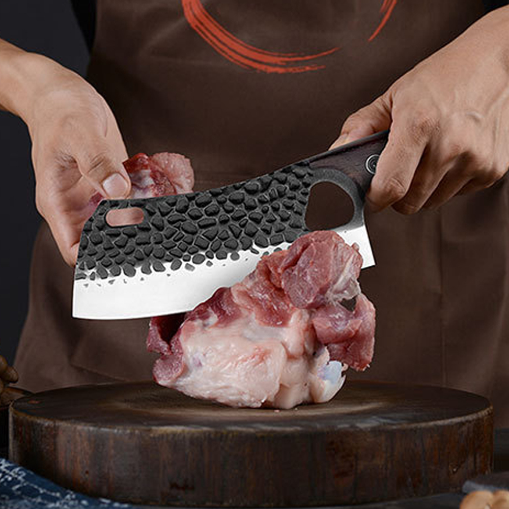 Meat Cleaver Chef Knife with Sheath