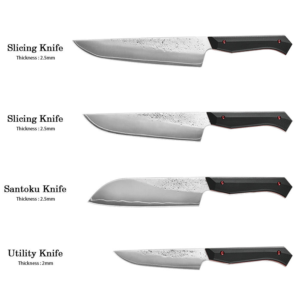 Kitchen Knife With G10 Handle