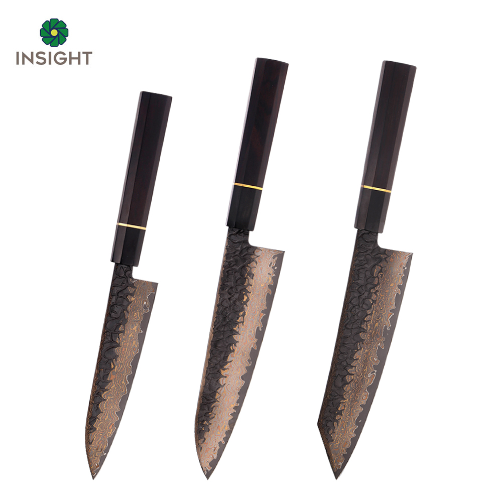 Damascus Kitchen Knife Set DM2026-19&nbsp; 
