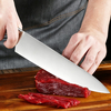 Kitchen Knives Set with Block And Sharpener
