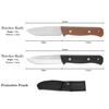 Professional Full Tang Kitchen Knives