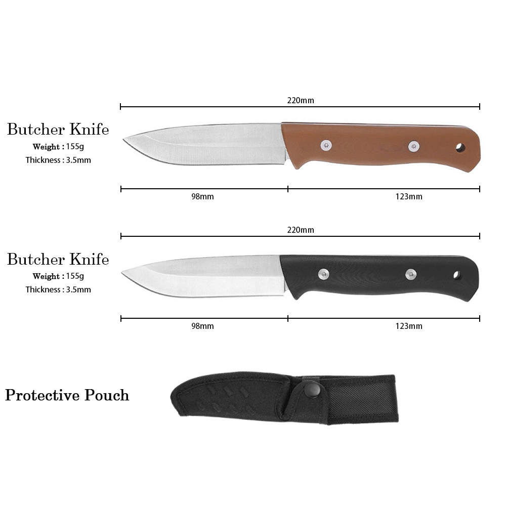 Professional Full Tang Kitchen Knives