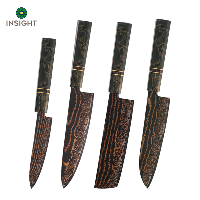 Damascus Chef Knife Set