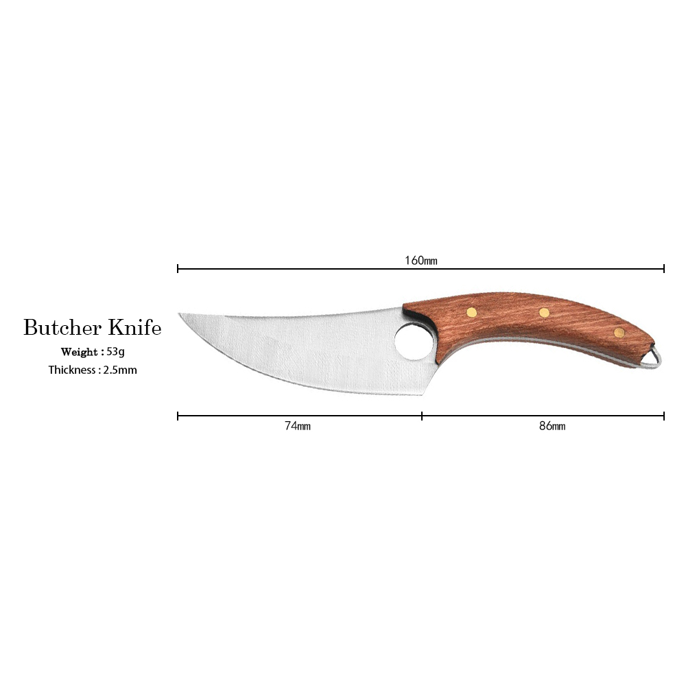 Stainless Steel Butcher Knife
