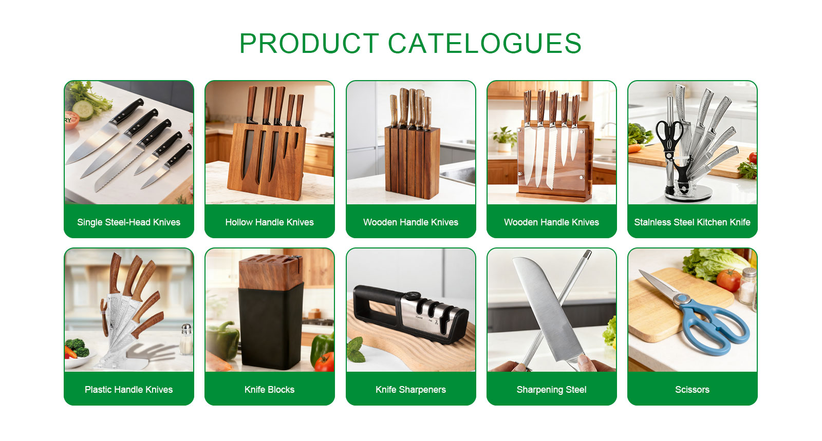 Kitchen Knife Product Categories