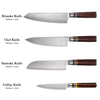 Kitchen Knife With Pakka Wood Handle