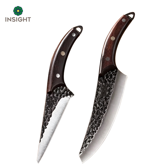Hand Forged 3 PCS Butcher Chef Knife Set