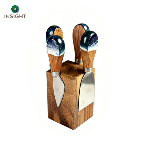 Wooden Cheese Spreader Knive Set