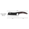 Meat Cleaver Chef Knife with Sheath