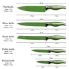 Anti-Rust Coating Stainless Steel Chef Knife Sets