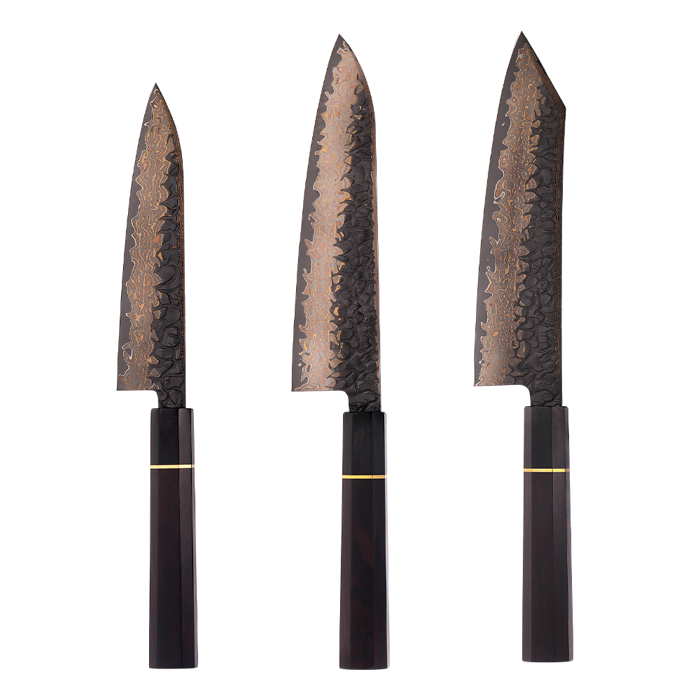 Damascus Kitchen Knife Set DM2026-19&nbsp; 