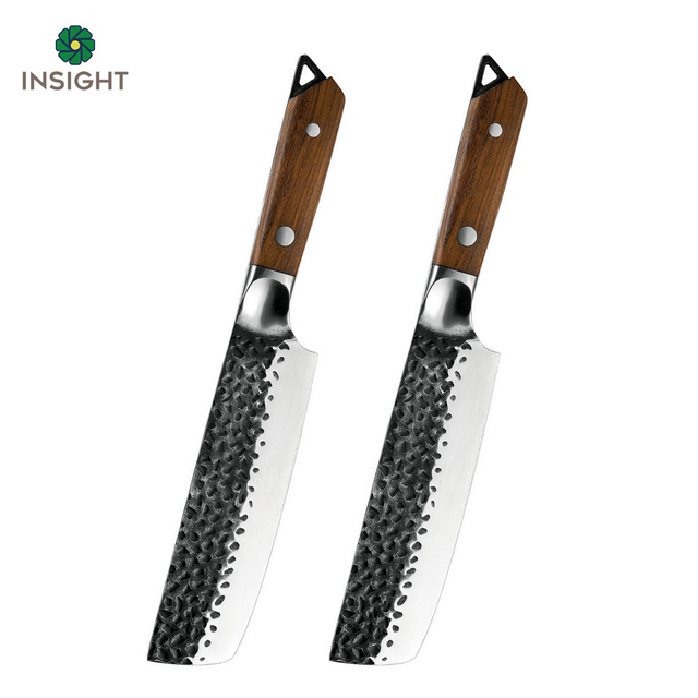 7" Damascus Steel Cleaver Knife 