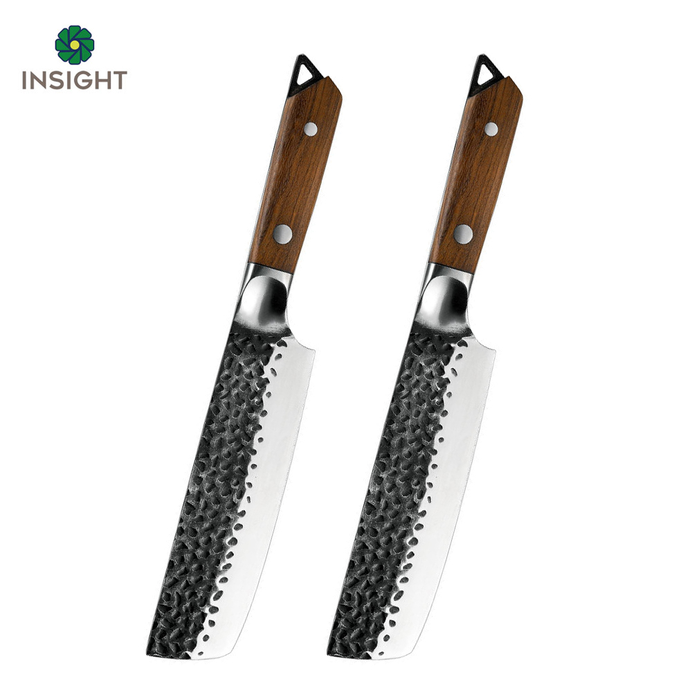 7" Damascus Steel Cleaver Knife 