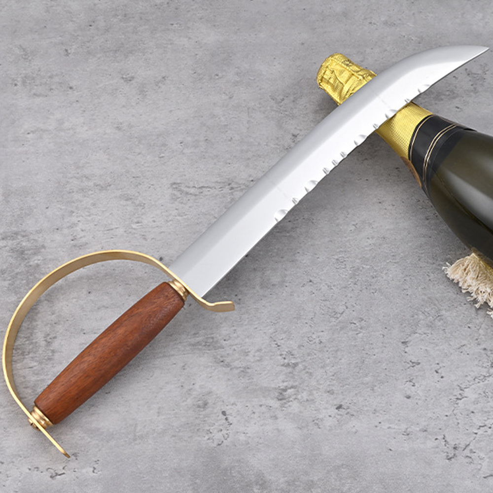 Champagne Saber With Wooden Handle GT0011-X