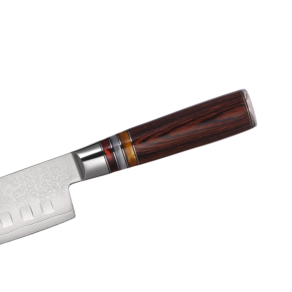Kitchen Knife With Pakka Wood Handle
