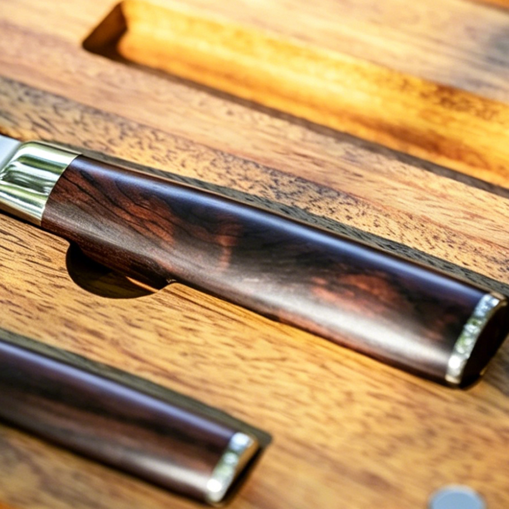 Set tagliere e coltello da campeggio magnetico