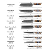 Stainless Steel Knives With Pakkawood Handles