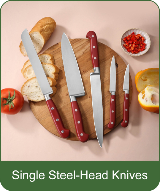 Single Steel-Head Knives